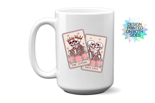 Fun "The Lovers & True Love Tarot" Cards Valentine’s Day Mug