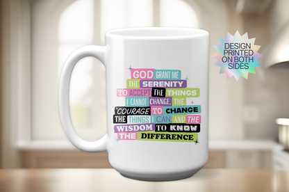 Serenity Prayer Coffee Mug