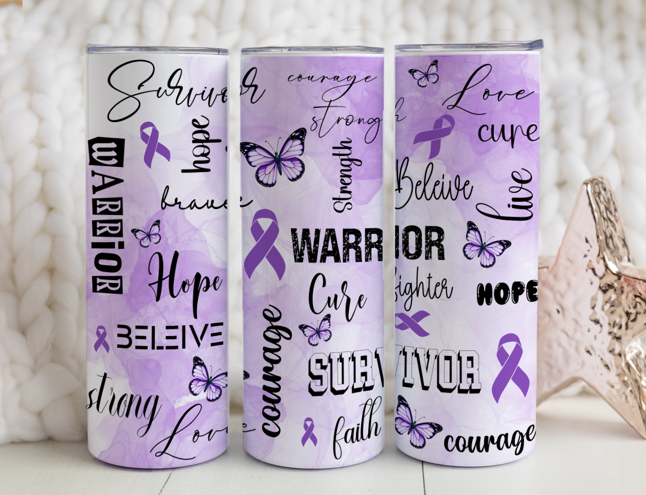 Cancer Awareness Tumbler