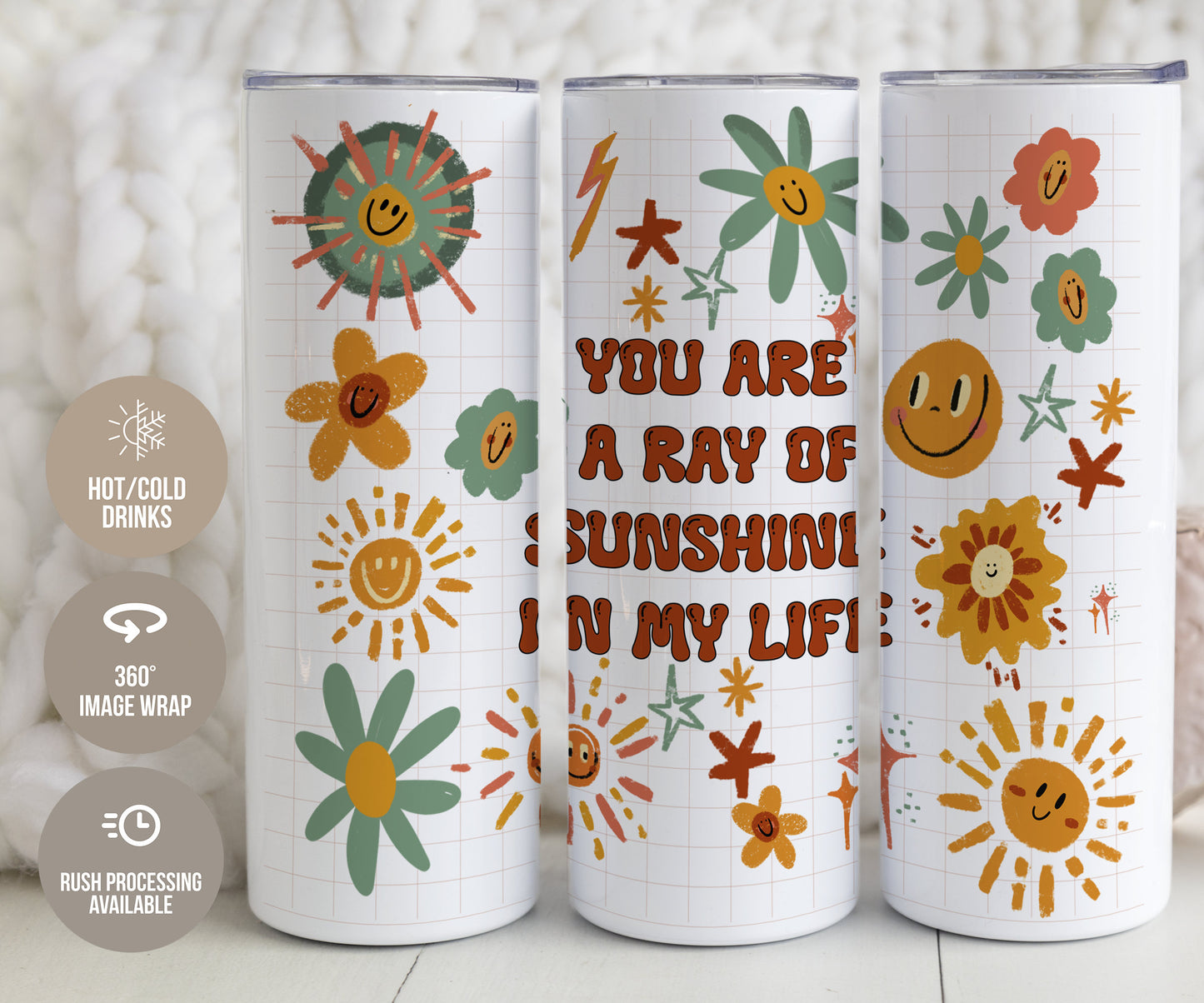 Women's Day Ray Of Sunshine Insulated Tumbler