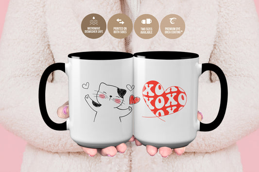 XOXO Kitten Mug Valentine's Day Mug