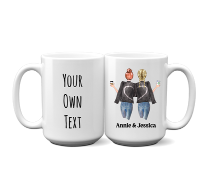 Custom Text - Best Friends Coffe Mug Personalized S493