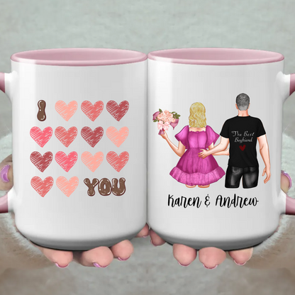 Valentine's Couple Mug Personalized